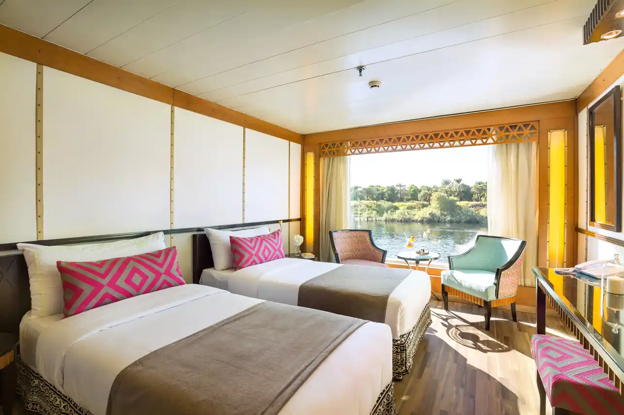Cabin aboard the MY Alyssa Nile Cruise Nile cruise